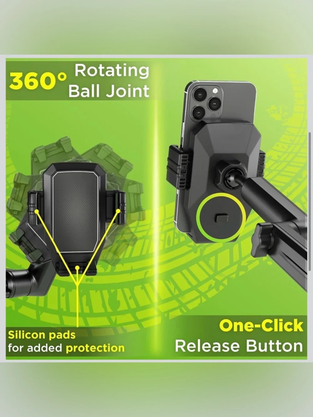 Brand New Truckules Cell Phone Mount for Truck Phone Holder for Truck Drivers